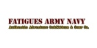 Fatigues Army Navy coupons
