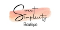 Sweet Simplicity Boutique coupons
