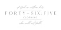 Forty-Six:Five Clothing coupons